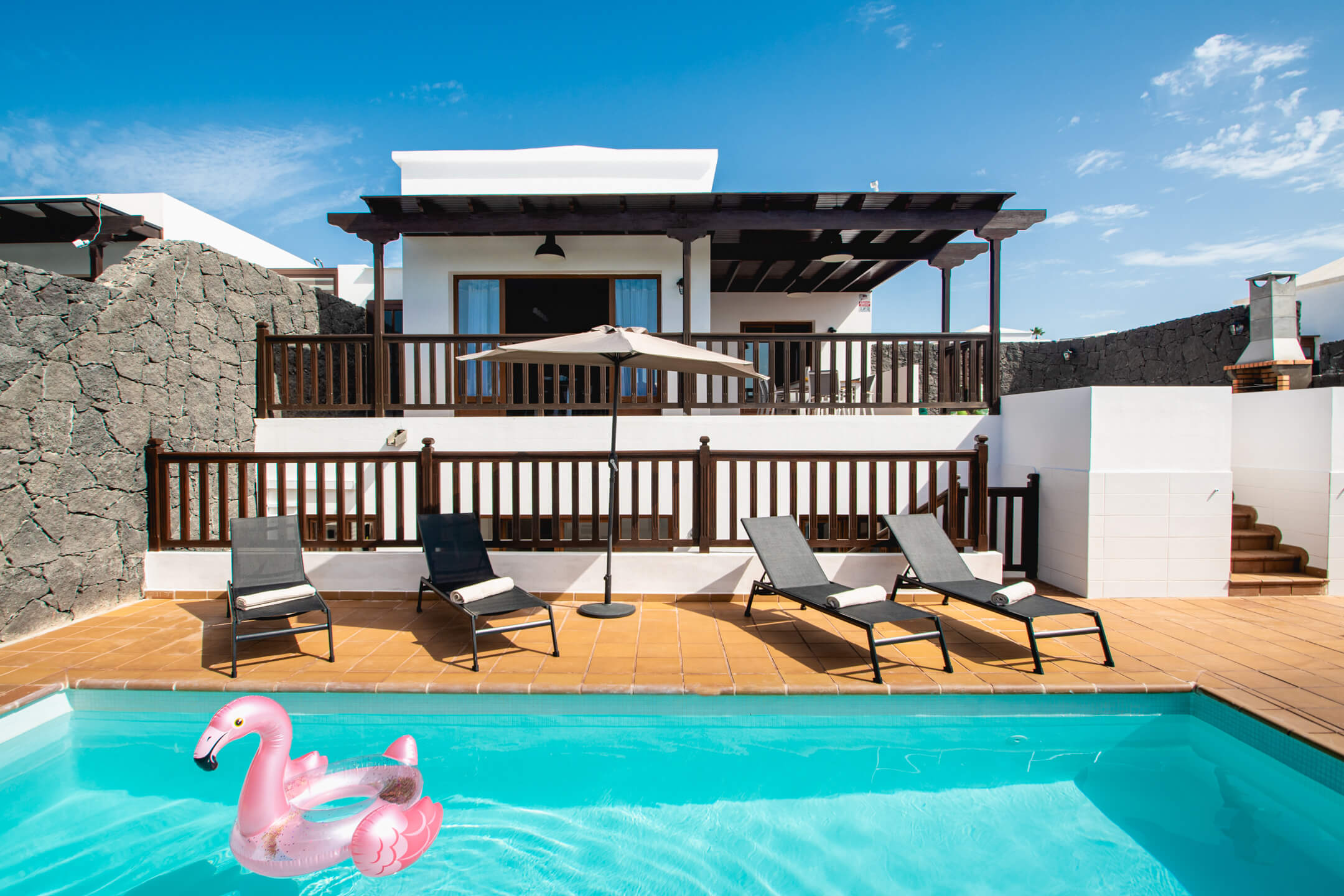 Ferienhaus Lanzarote mit pool - Villa Princesa - 6 Schlafzimmer